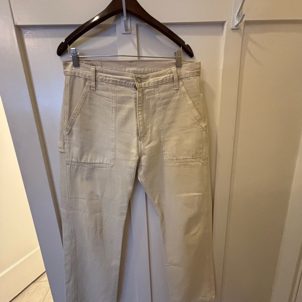 Levi's Cream Denim Pants 32-32 555